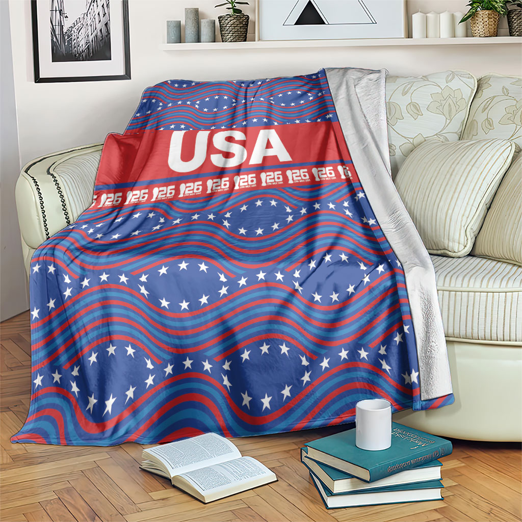 2026 World Football Host Country United States Blanket