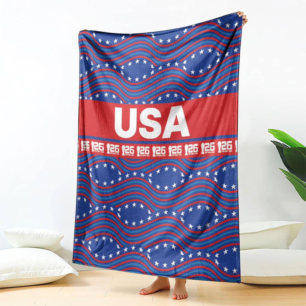 2026 World Football Host Country United States Blanket