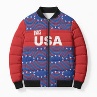 2026 World Football Host Country United States Custom Bomber Puffer Jacket