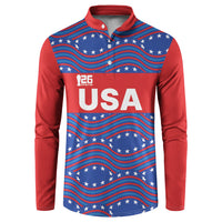 2026 World Football Host Country United States Custom Button Sweatshirt