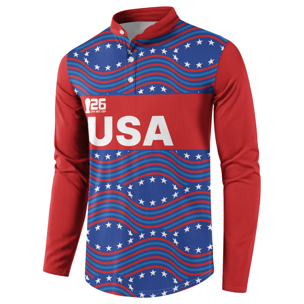 2026 World Football Host Country United States Custom Button Sweatshirt