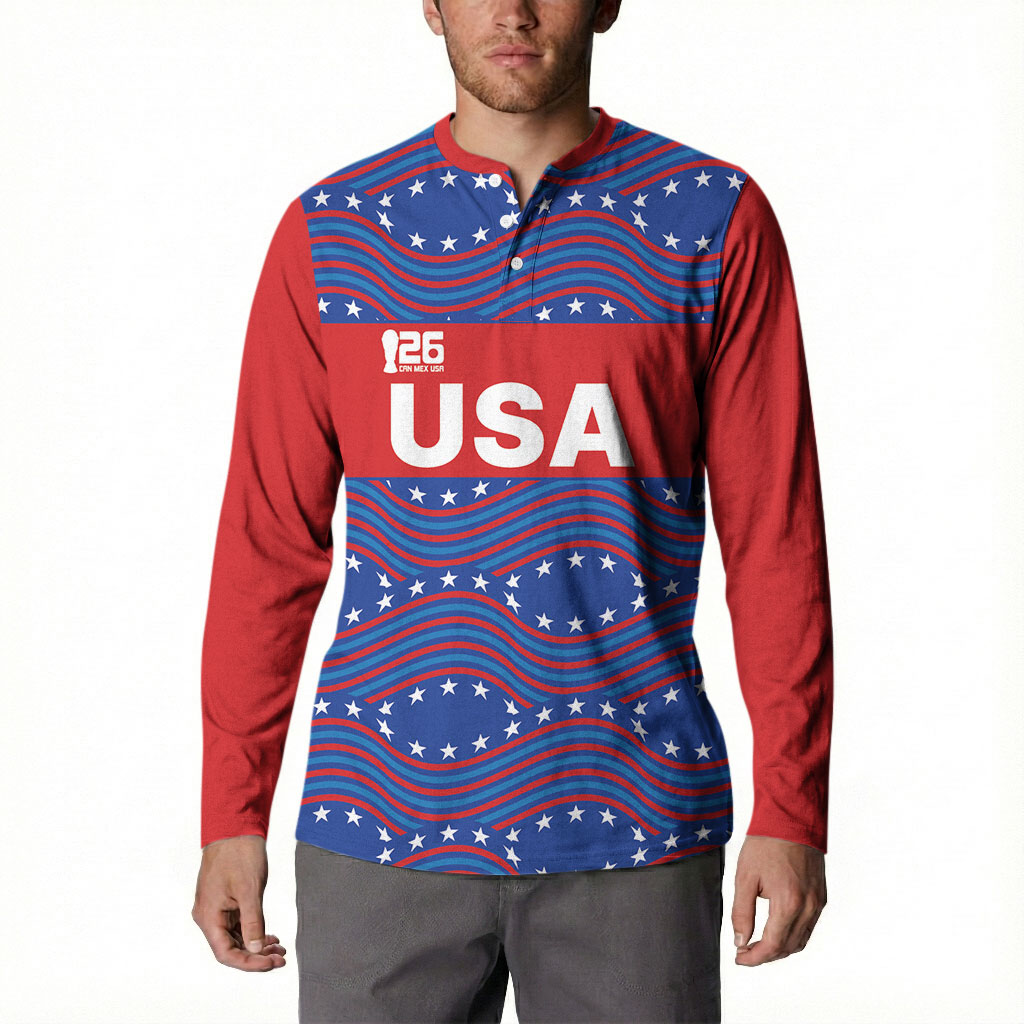 2026 World Football Host Country United States Custom Button Sweatshirt