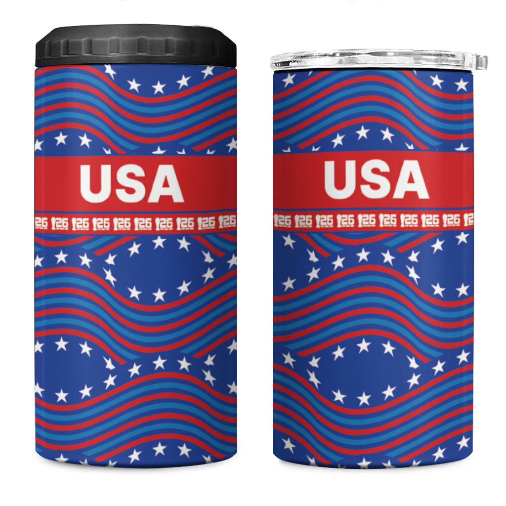 2026 World Football Host Country United States 4 in 1 Can Cooler Tumbler