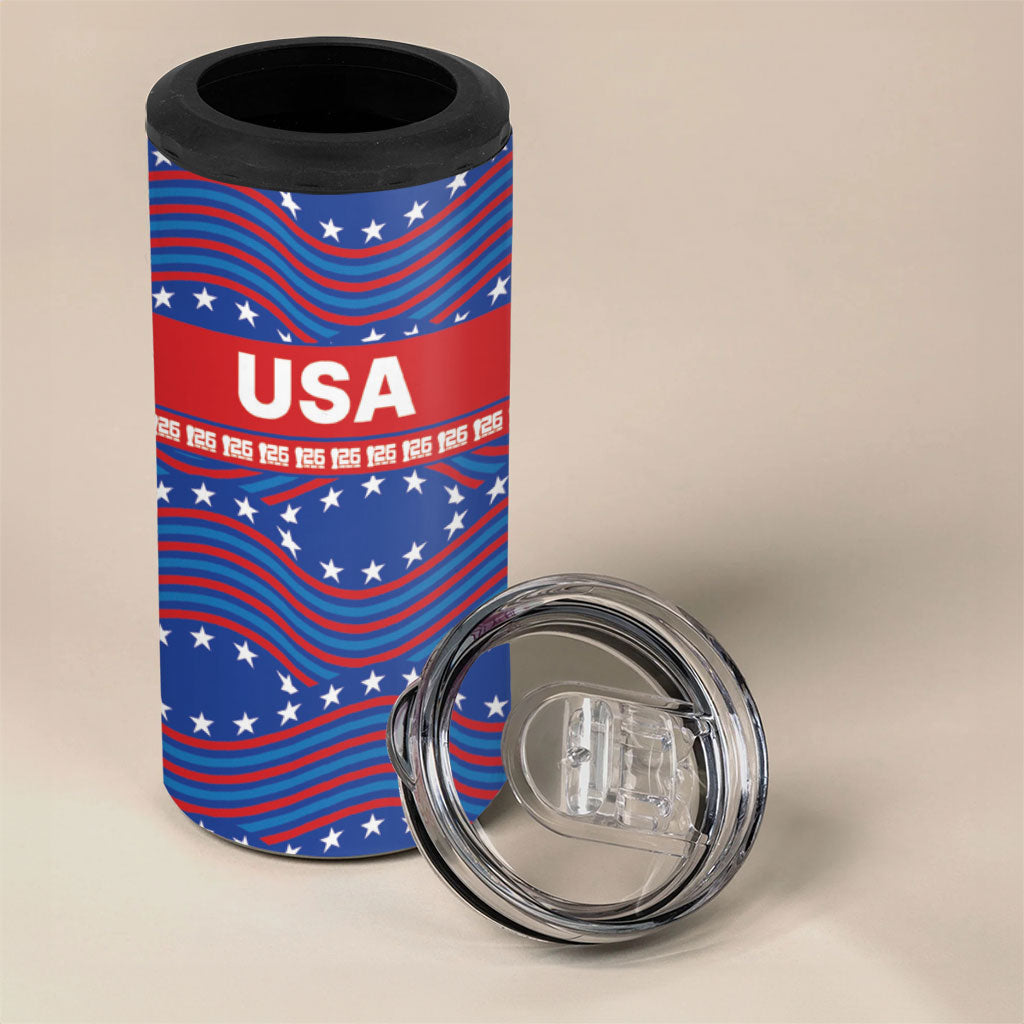 2026 World Football Host Country United States 4 in 1 Can Cooler Tumbler
