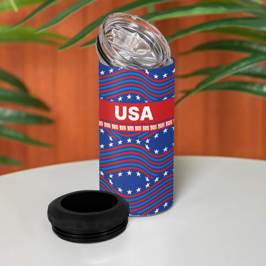 2026 World Football Host Country United States 4 in 1 Can Cooler Tumbler