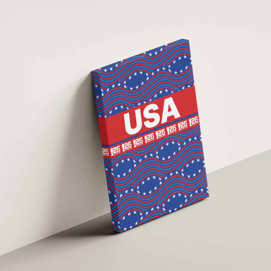2026 World Football Host Country United States Canvas Wall Art