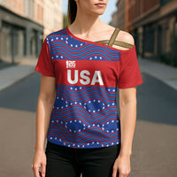 2026 World Football Host Country United States Custom Cross Shoulder Shirt