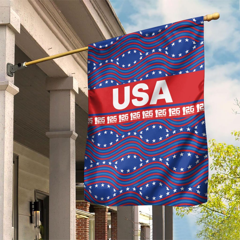 2026 World Football Host Country United States Garden Flag