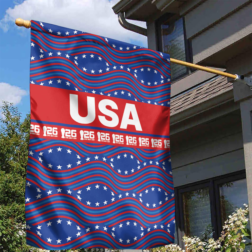 2026 World Football Host Country United States Garden Flag