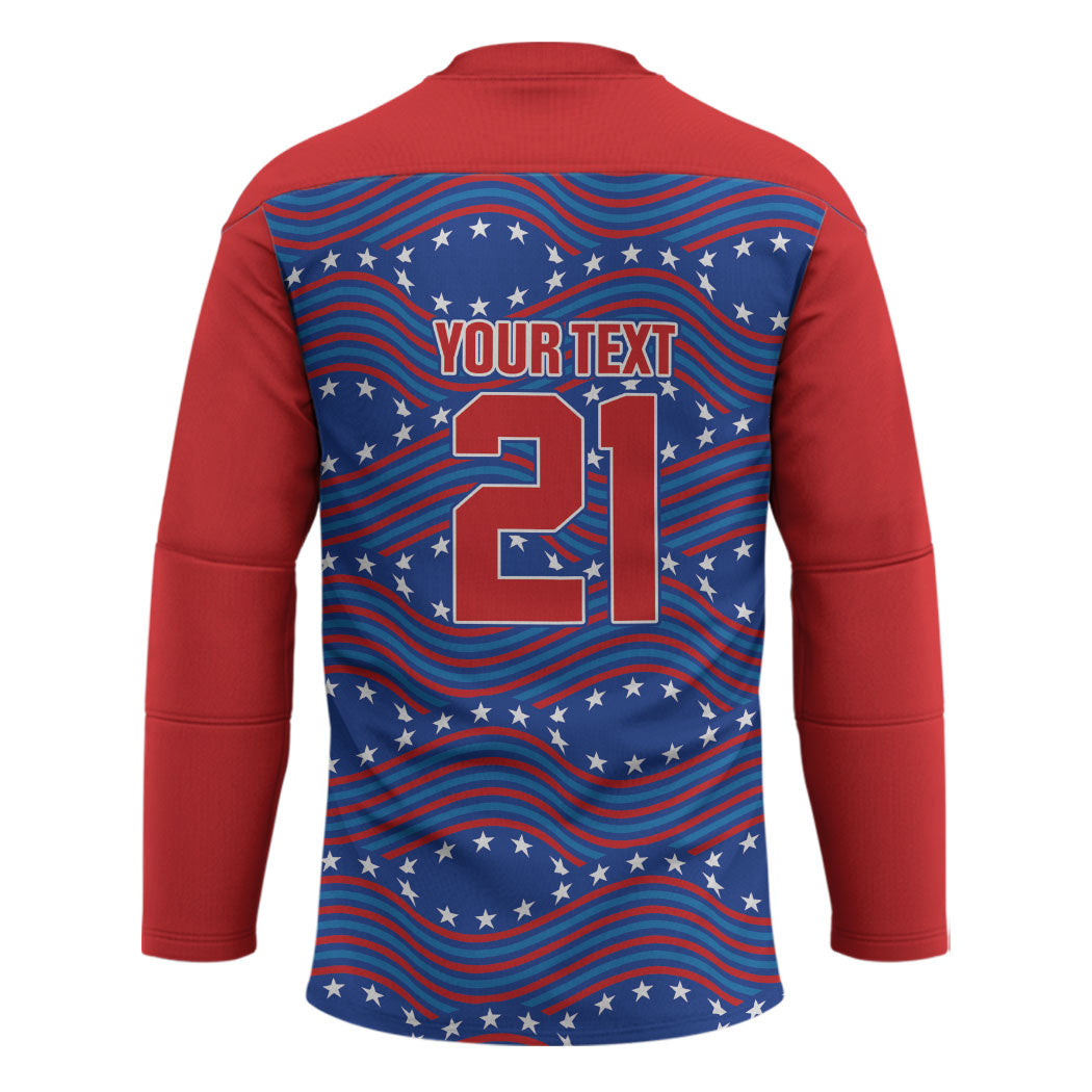 2026 World Football Host Country United States Custom Hockey Jersey