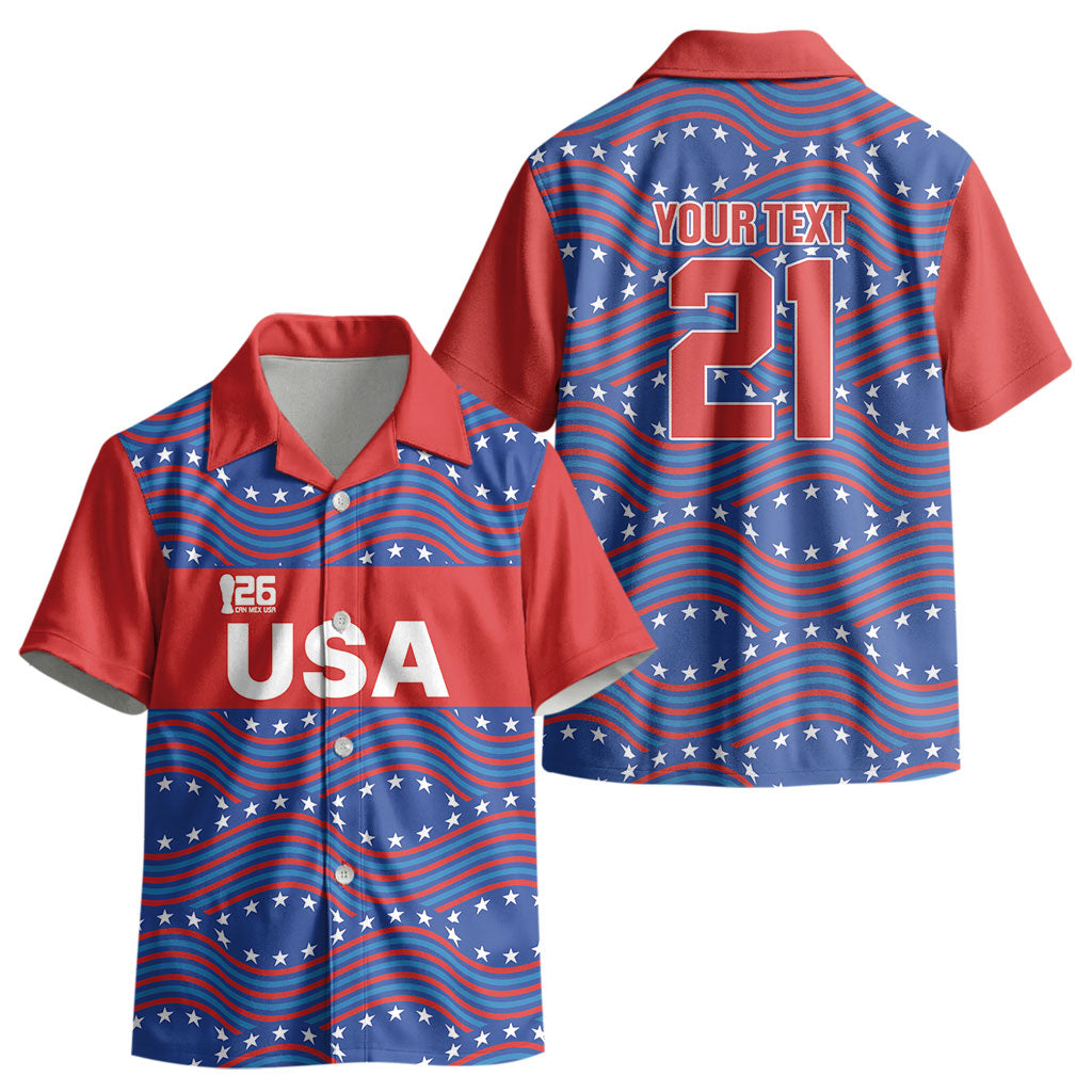 2026 World Football Host Country United States Custom Kid Hawaiian Shirt LT9