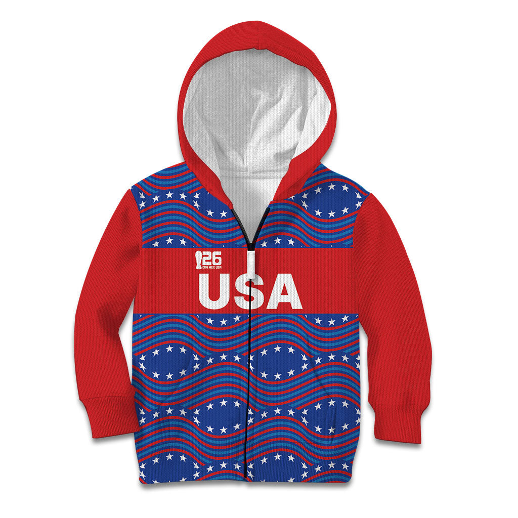 2026 World Football Host Country United States Custom Kid Hoodie