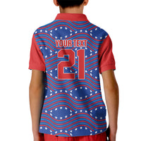 2026 World Football Host Country United States Custom Kid Polo Shirt