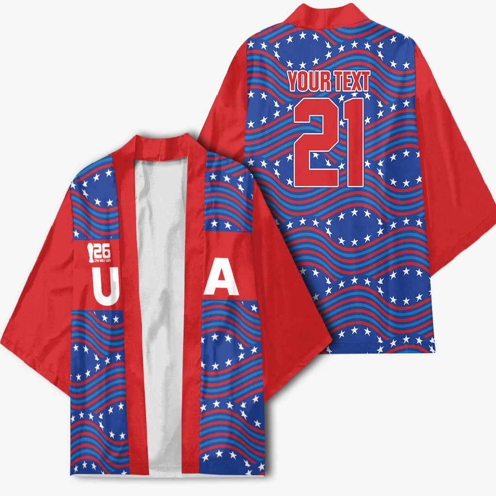 2026 World Football Host Country United States Custom Kimono
