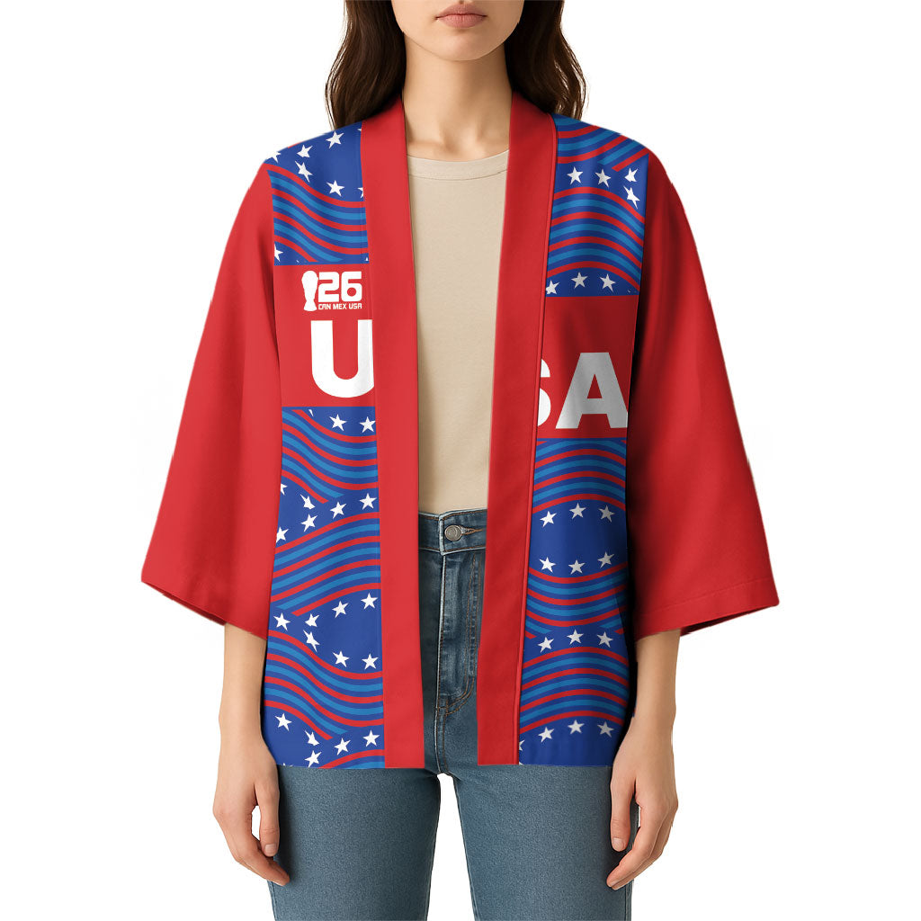 2026 World Football Host Country United States Custom Kimono