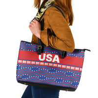 2026 World Football Host Country United States Leather Tote Bag