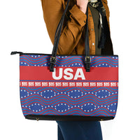 2026 World Football Host Country United States Leather Tote Bag