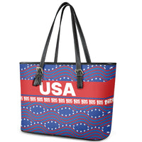 2026 World Football Host Country United States Leather Tote Bag
