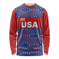 2026 World Football Host Country United States Custom Long Sleeve Shirt