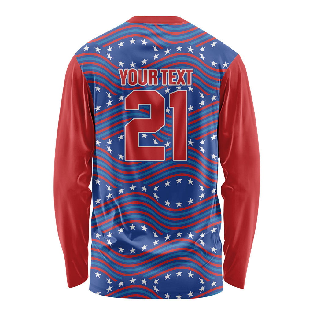 2026 World Football Host Country United States Custom Long Sleeve Shirt