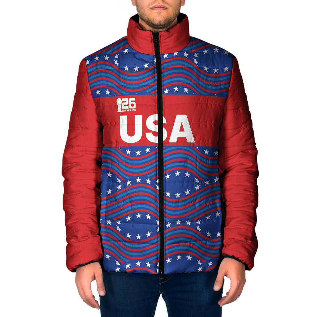 2026 World Football Host Country United States Custom Padded Jacket