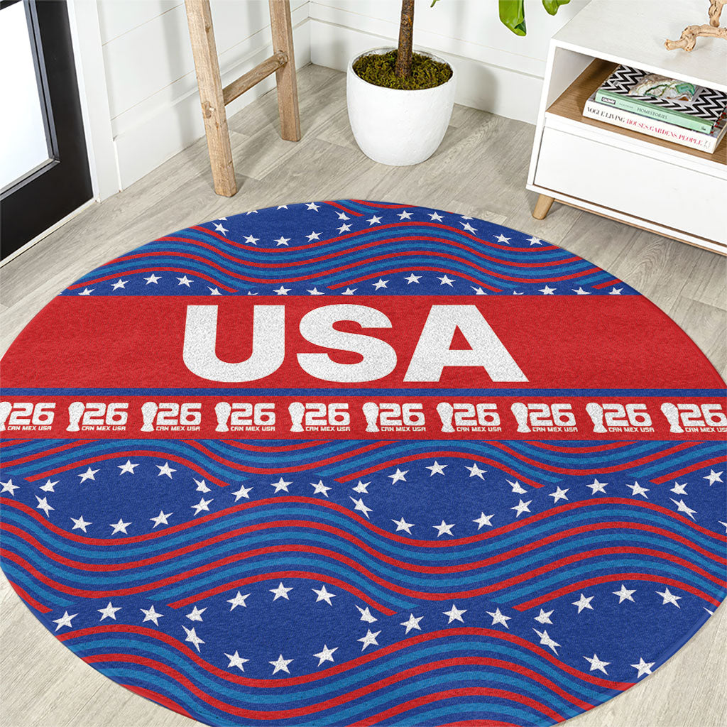 2026 World Football Host Country United States Round Carpet