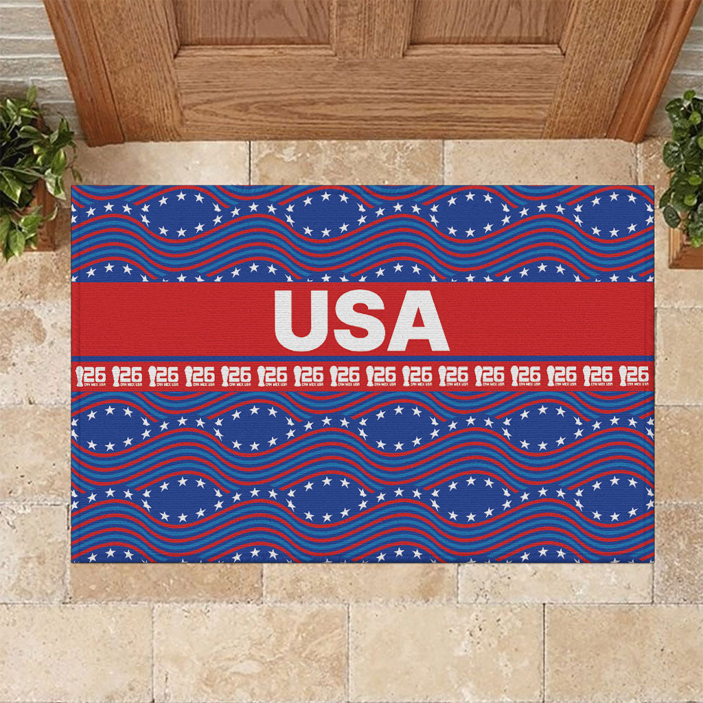2026 World Football Host Country United States Rubber Doormat