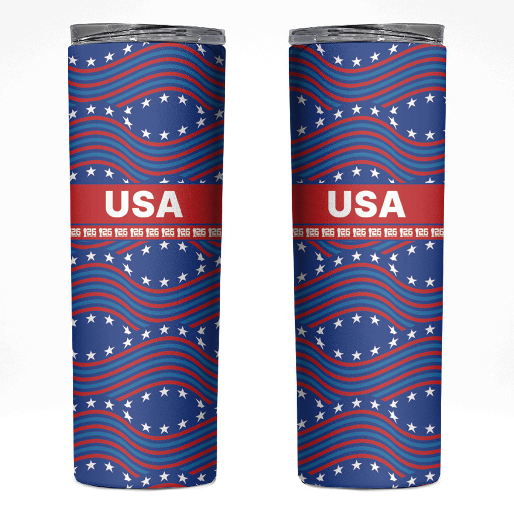 2026 World Football Host Country United States Skinny Tumbler