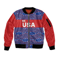 2026 World Football Host Country United States Custom Sleeve Zip Bomber Jacket
