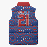 2026 World Football Host Country United States Custom Sleeveless Puffer Jacket