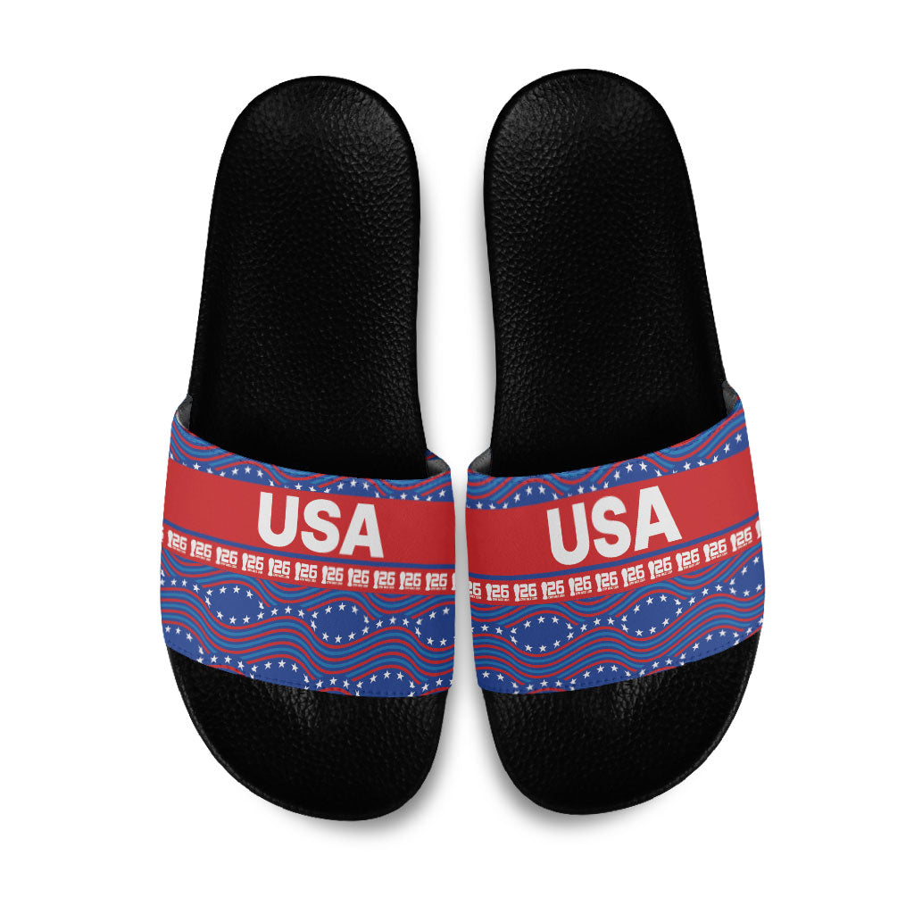2026 World Football Host Country United States Slide Sandals