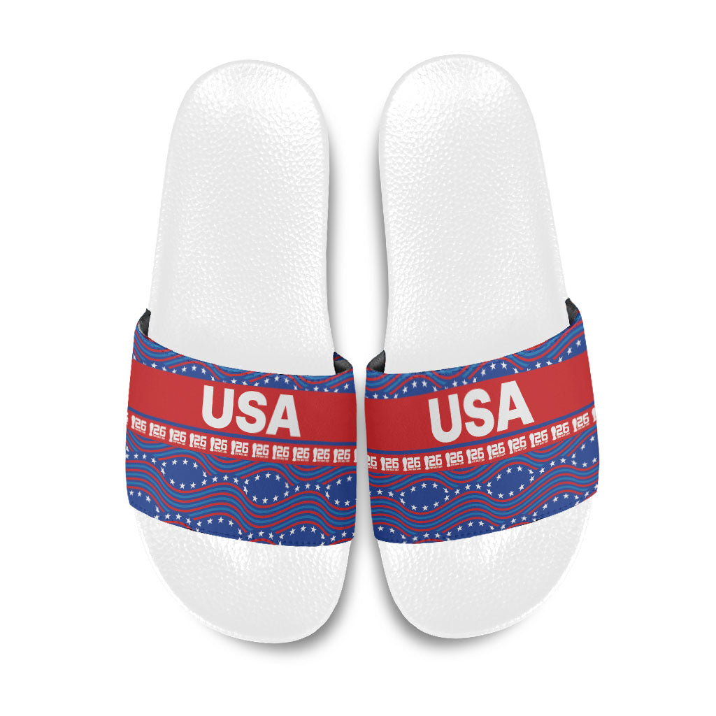 2026 World Football Host Country United States Slide Sandals