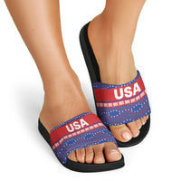 2026 World Football Host Country United States Slide Sandals