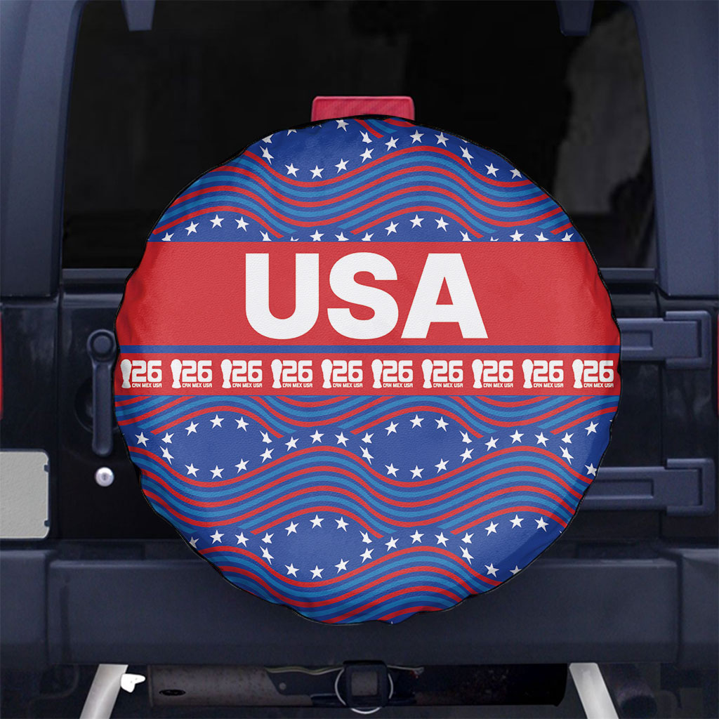 2026 World Football Host Country United States Spare Tire Cover