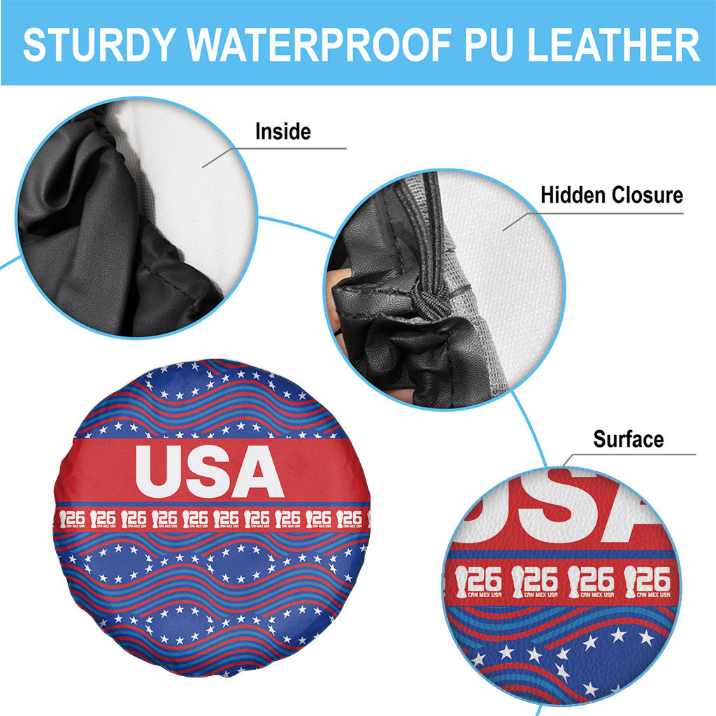 2026 World Football Host Country United States Spare Tire Cover