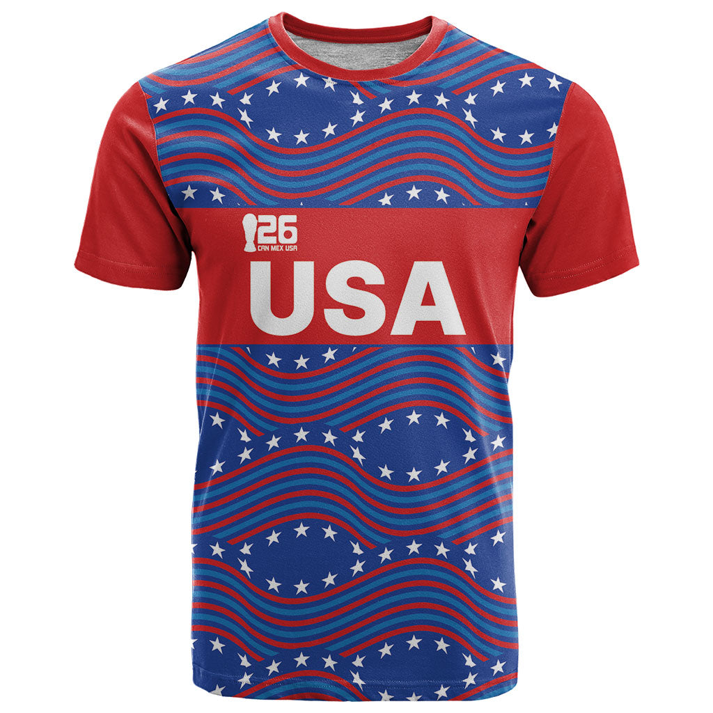 2026 World Football Host Country United States Custom T Shirt