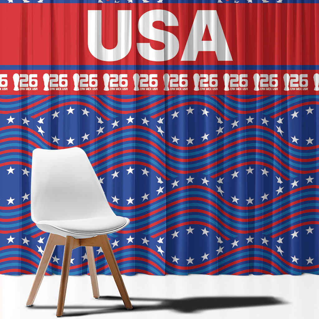 2026 World Football Host Country United States Window Curtain