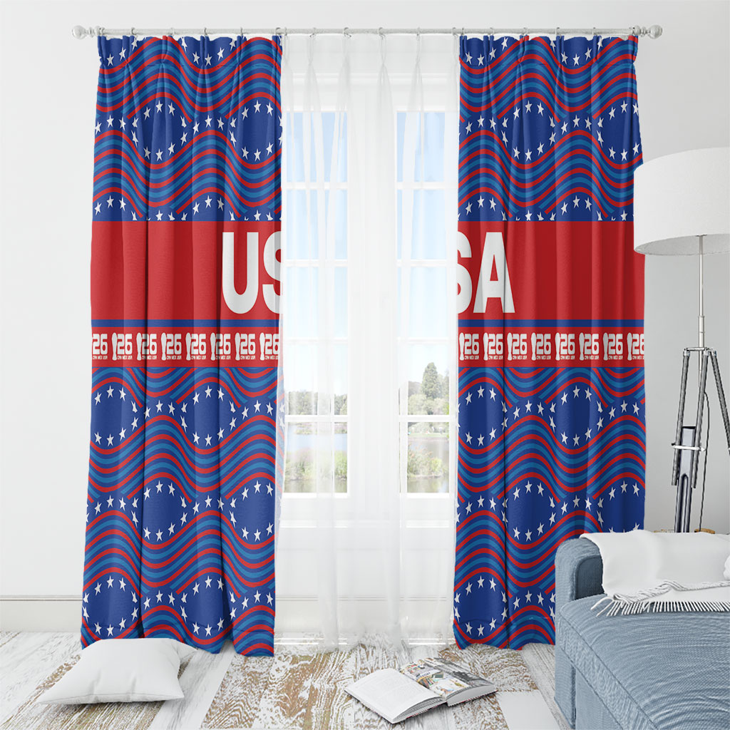 2026 World Football Host Country United States Window Curtain