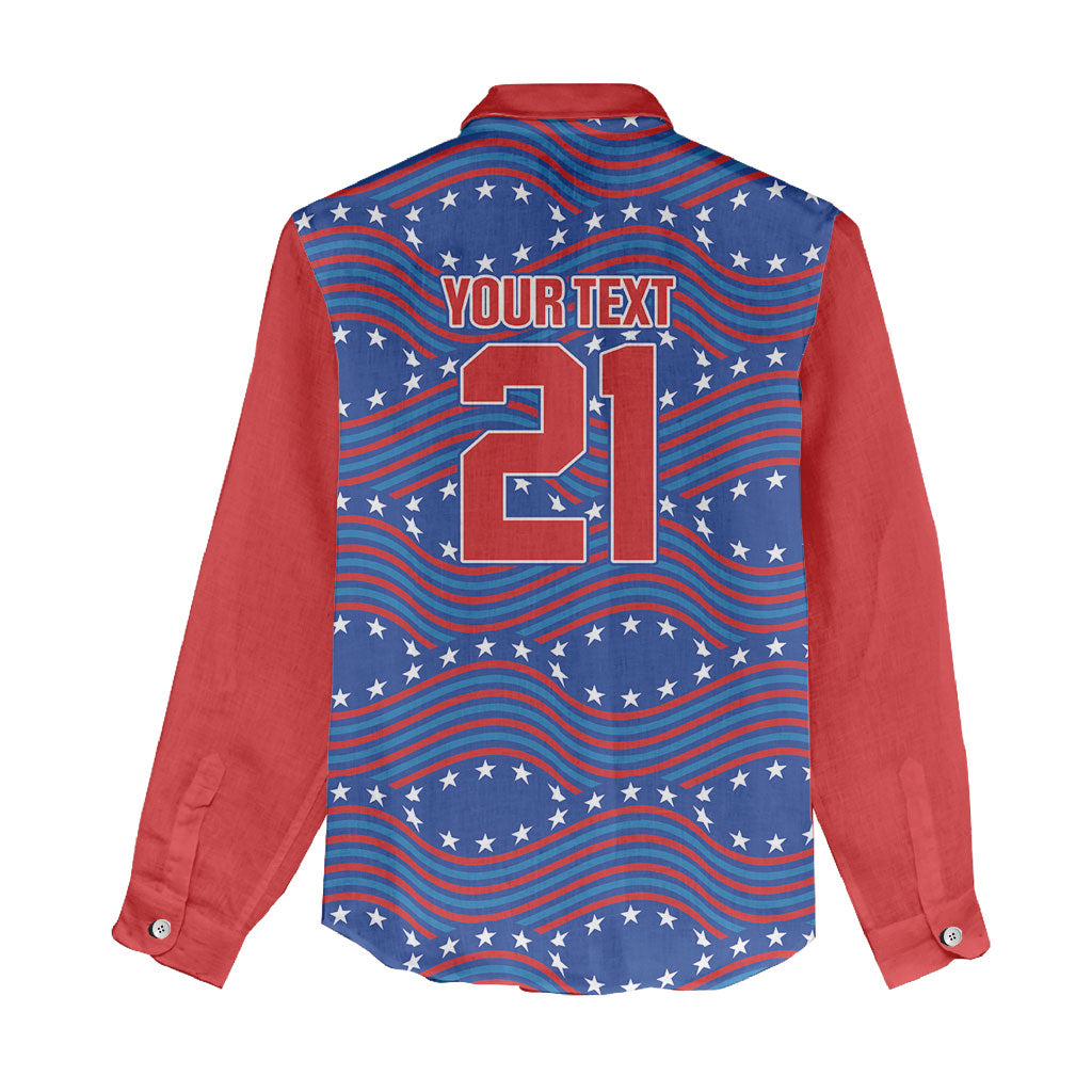 2026 World Football Host Country United States Custom Women Casual Shirt