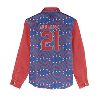 2026 World Football Host Country United States Custom Women Casual Shirt