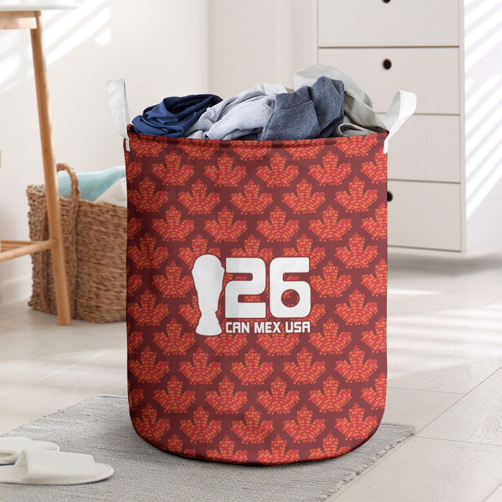 2026 World Football Host Country Canada Laundry Basket