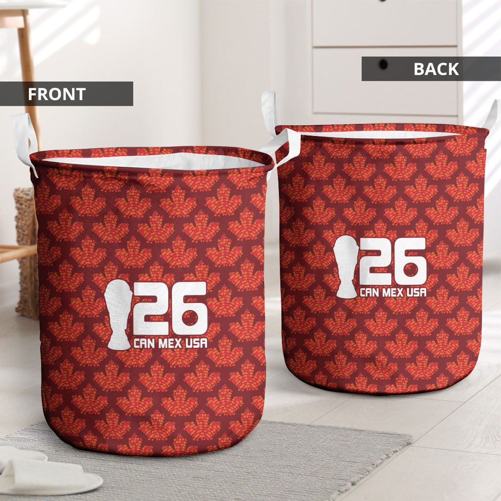 2026 World Football Host Country Canada Laundry Basket