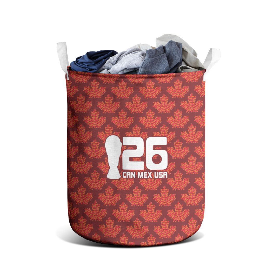 2026 World Football Host Country Canada Laundry Basket