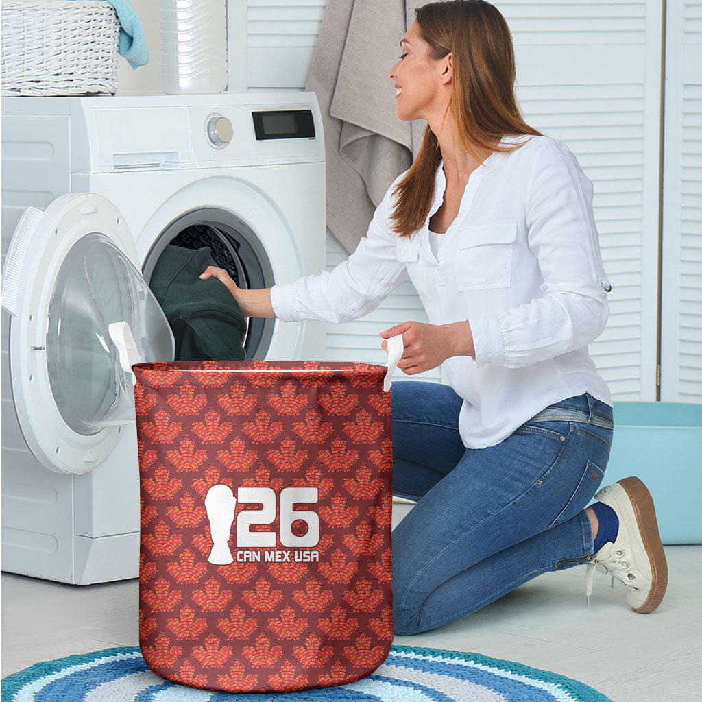 2026 World Football Host Country Canada Laundry Basket