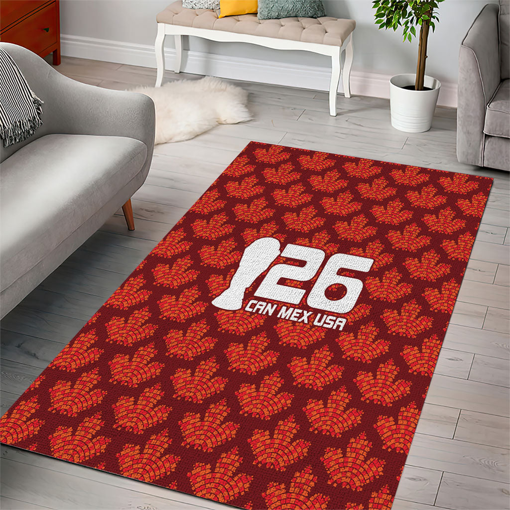 2026 World Football Host Country Canada Area Rug