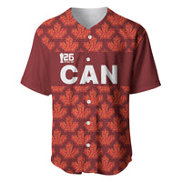 2026 World Football Host Country Canada Custom Baseball Jersey