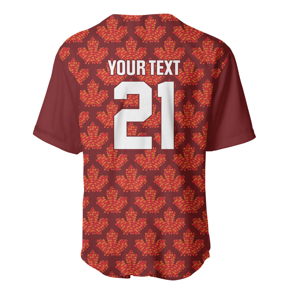 2026 World Football Host Country Canada Custom Baseball Jersey