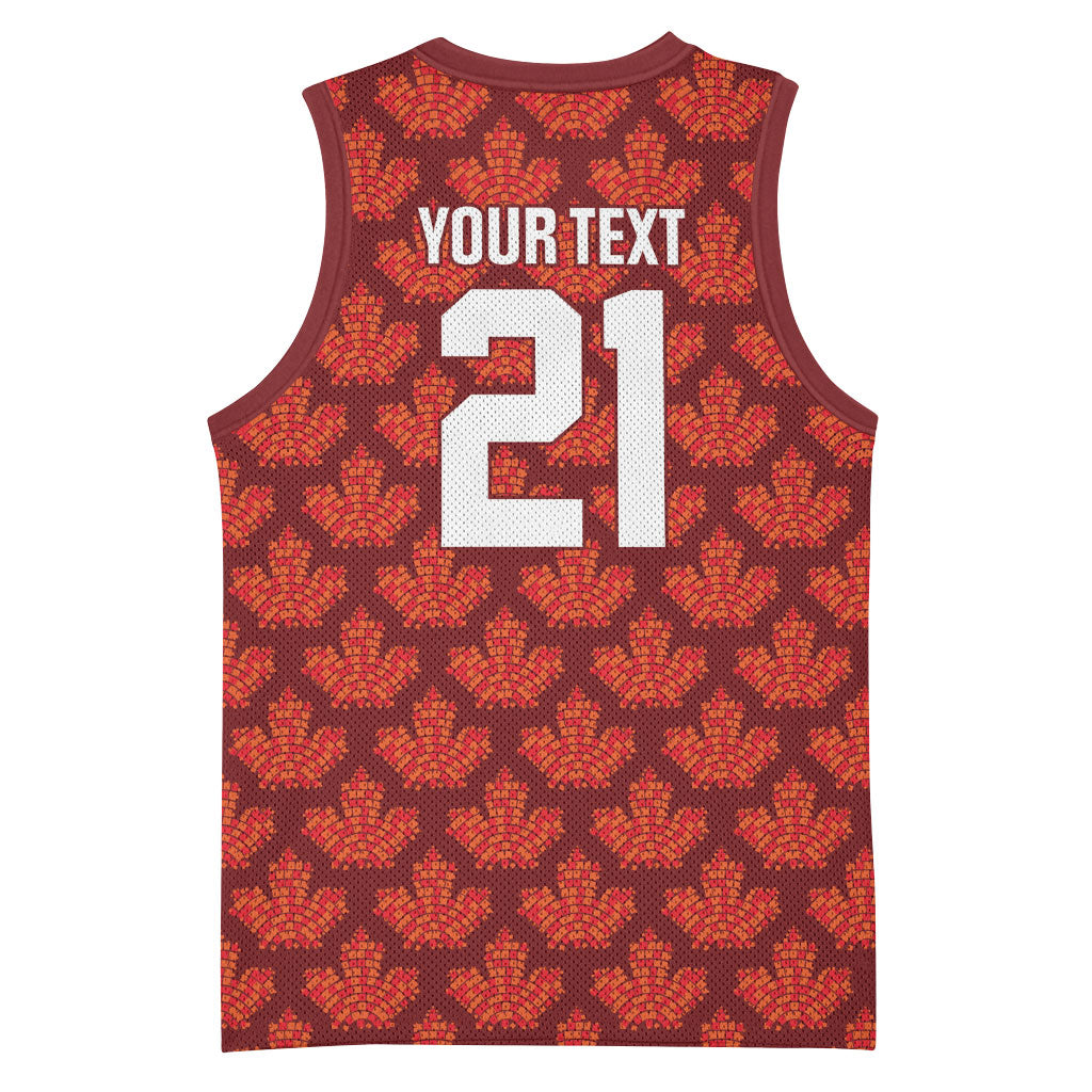 2026 World Football Host Country Canada Custom Basketball Jersey