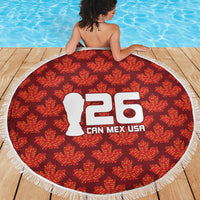 2026 World Football Host Country Canada Beach Blanket