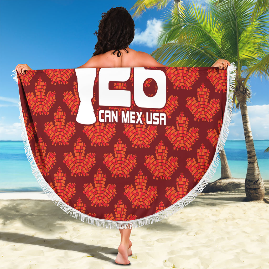 2026 World Football Host Country Canada Beach Blanket